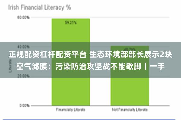 正规配资杠杆配资平台 生态环境部部长展示2块空气滤膜：污染防治攻坚战不能歇脚丨一手