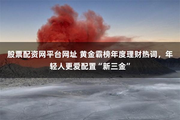 股票配资网平台网址 黄金霸榜年度理财热词，年轻人更爱配置“新三金”